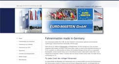 Desktop Screenshot of euromasten.de